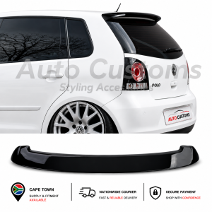 VW Polo 9N3 / Vivo AC Style Rear Spoiler. Suitable For VW Polo 9N3 / Vivo / Bujwa / Bah GTI / TDI Model Years: 2005–2014VW Polo 9N3 / Vivo AC Style Rear Spoiler