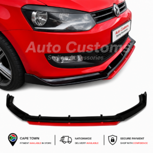 VW Polo 6 Kerscher Front Lip With Red Detail