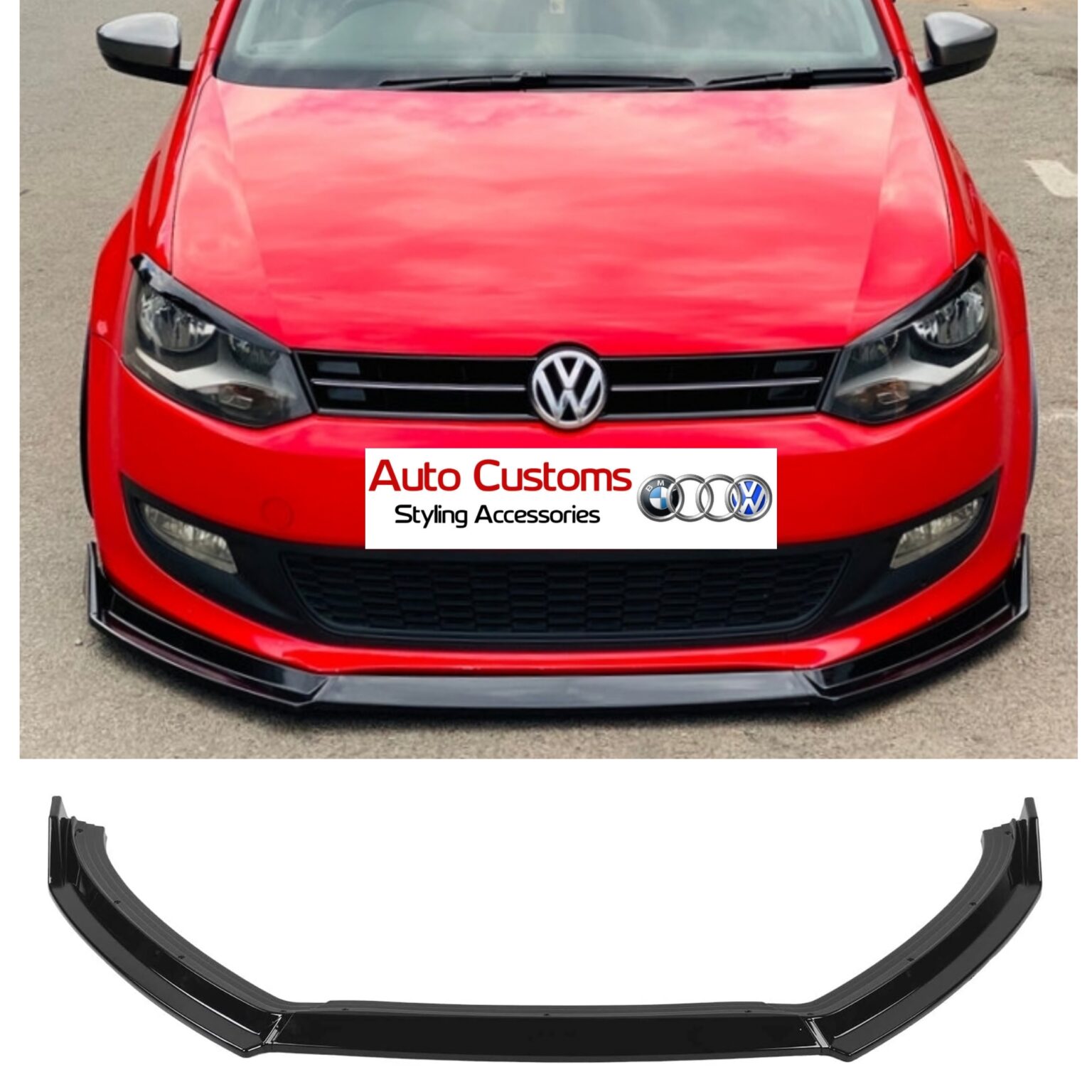 VW Polo 6 4pc Mudflap Set Auto Customs VW Polo 6 4pc Mudflap Set Auto Customs