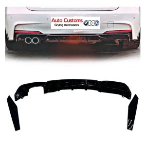 BMW F30 AC Style Gloss Black Rear Diffuser