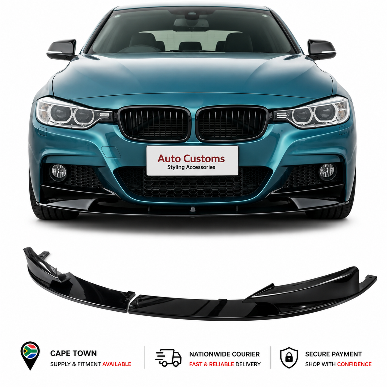 Bmw f30 3 Series Msport / M Performance Front Lip. View all our BMW F30 3 Series Accessories.