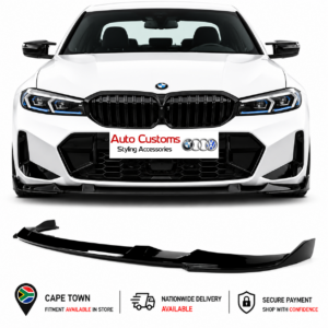 BMW G20 / G21 LCI Facelift 3D Style Gloss Black Front Lip (23-On)