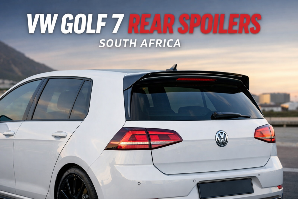 VW Golf 7 rear spoiler gloss black South Africa