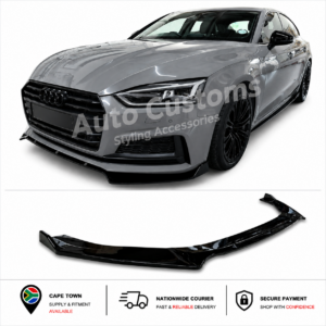 Audi A5 Maxton Style gloss black front lip for Coupe Sportback Cabriolet S5 and RS5
