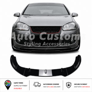 VW Golf 5 GTI R32 AC Style gloss black front lip