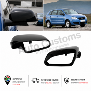 vw polo 9n3 mirror covers, fits bah, bujwa and more