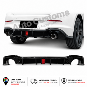 VW Golf 8 GTI AC Style rear diffuser with integrated F1 brake light