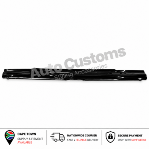 VW Golf MK1 gloss black bonnet guard with installation clips