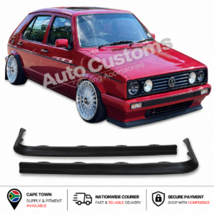 VW Golf MK1 Cressida style universal front bumper lip