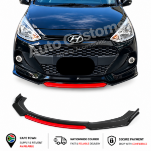 Hyundai Grand i10 Front Lip with Red Accent