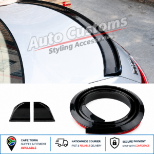 Samurai universal gloss black spoiler for vehicle boot