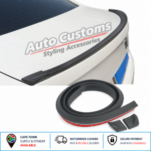Samurai universal matt black spoiler for vehicle boot