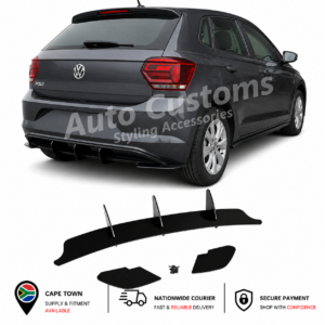 VW Polo AW Polo 8 MAX add-on rear diffuser